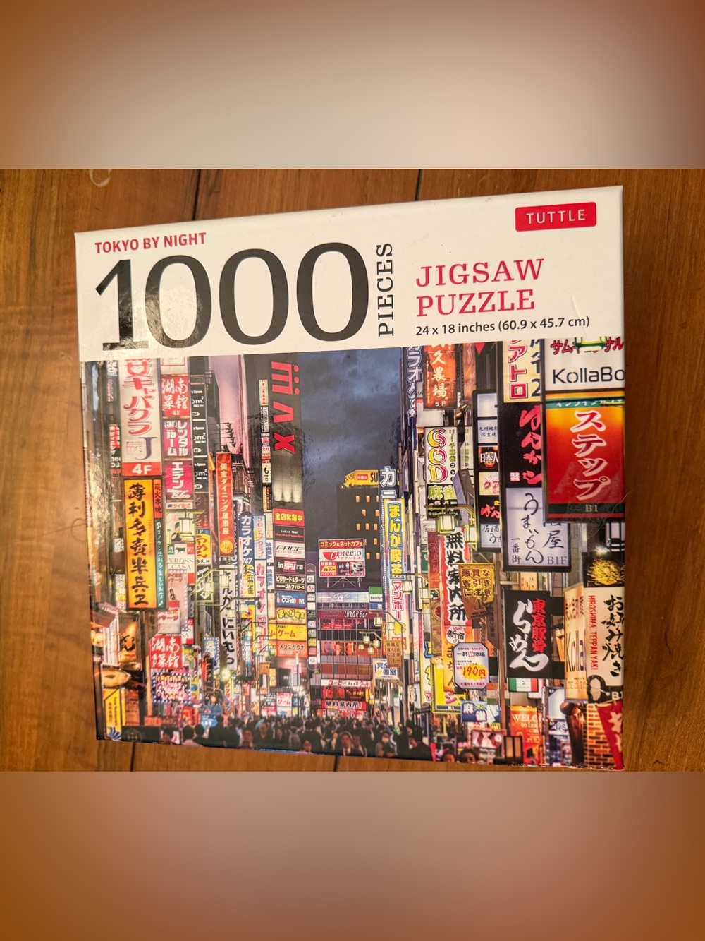 Tuttle Tokyo by Night 1000 Piece Jigsaw Puzzle Kabuki-cho Shinjuku Japan